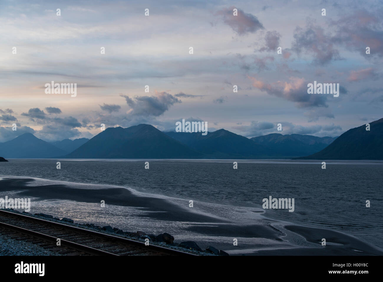 Stazione di ancoraggio a Seward Foto Stock