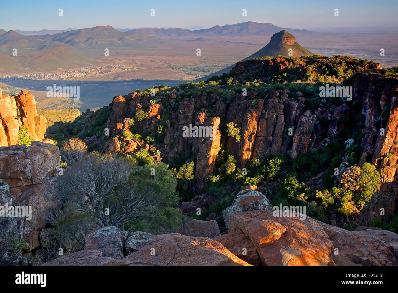 Valle della desolazione, Graaff Reinet, Sud Africa, Graaff Reinet Foto Stock