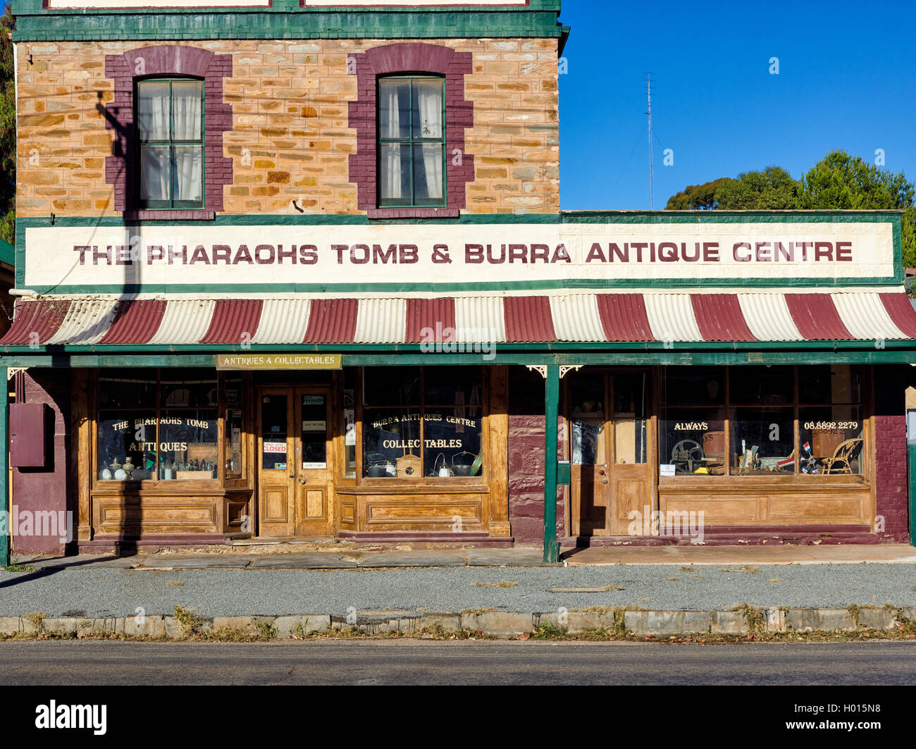Burra Sud Australia, una città ricca di inizio eredità australiana. Foto Stock