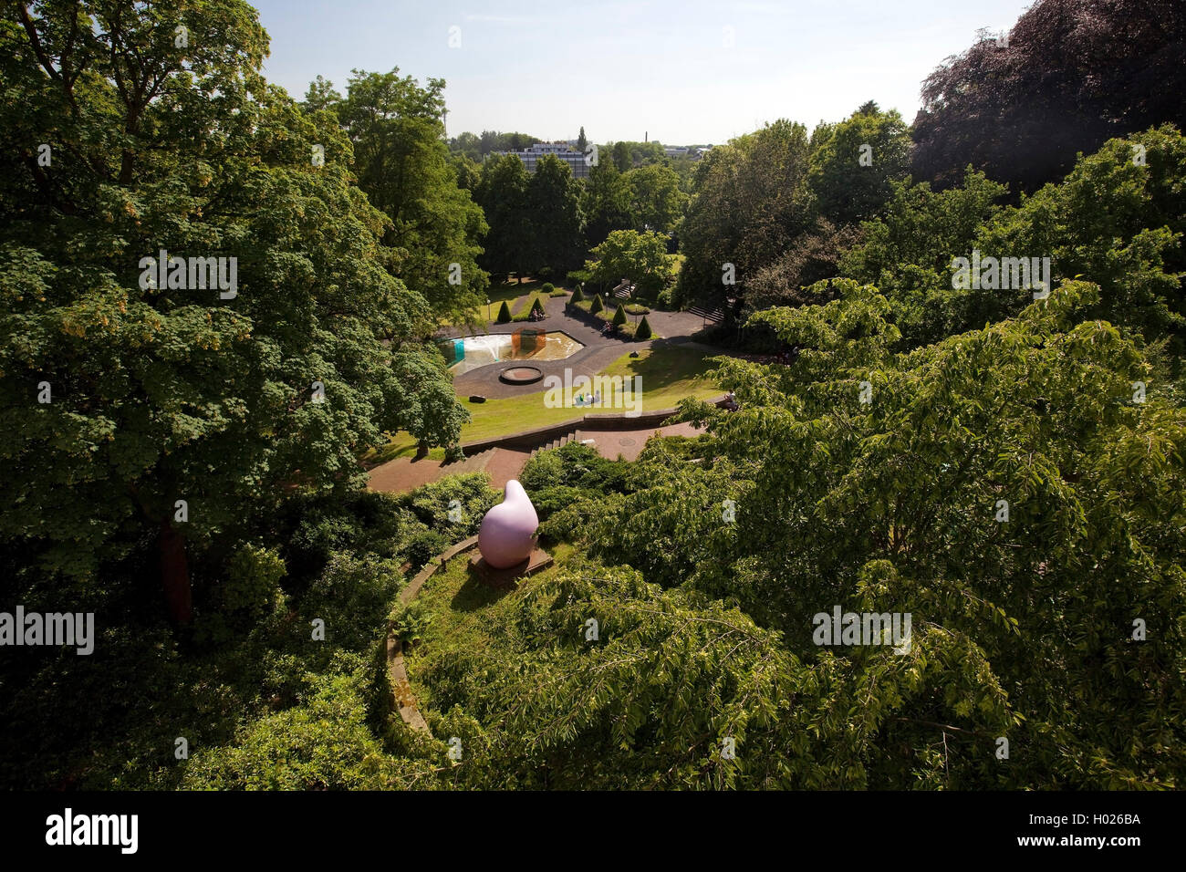 Abbey garden, in Germania, in Renania settentrionale-Vestfalia, Basso Reno, Moenchengladbach Foto Stock