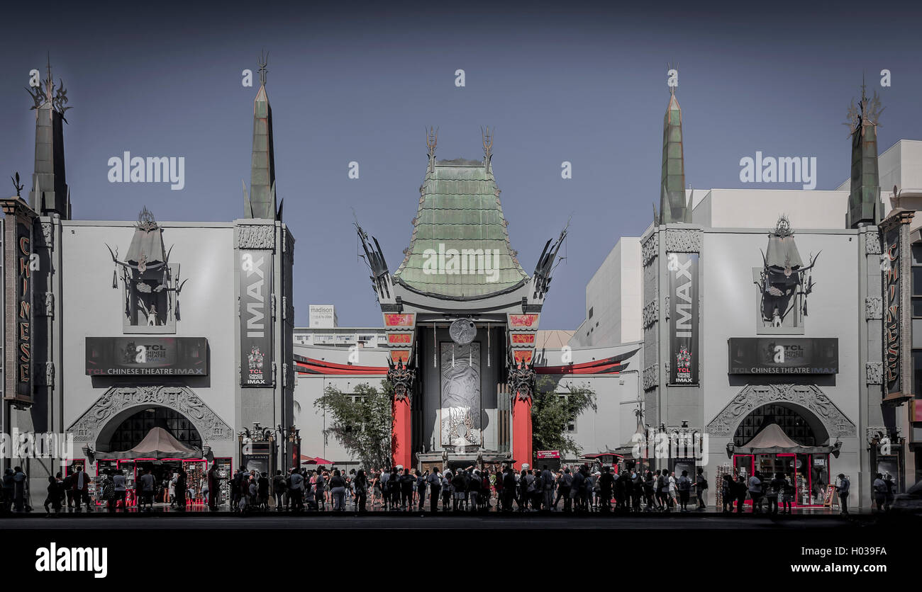 Grauman's Chinese Theatre Hollywood Foto Stock