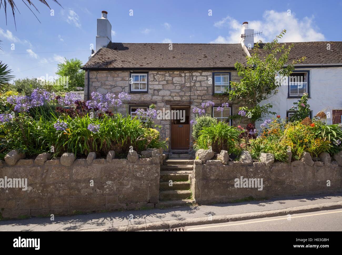 Hugh Town, St Mary, isole Scilly, Inghilterra Foto Stock