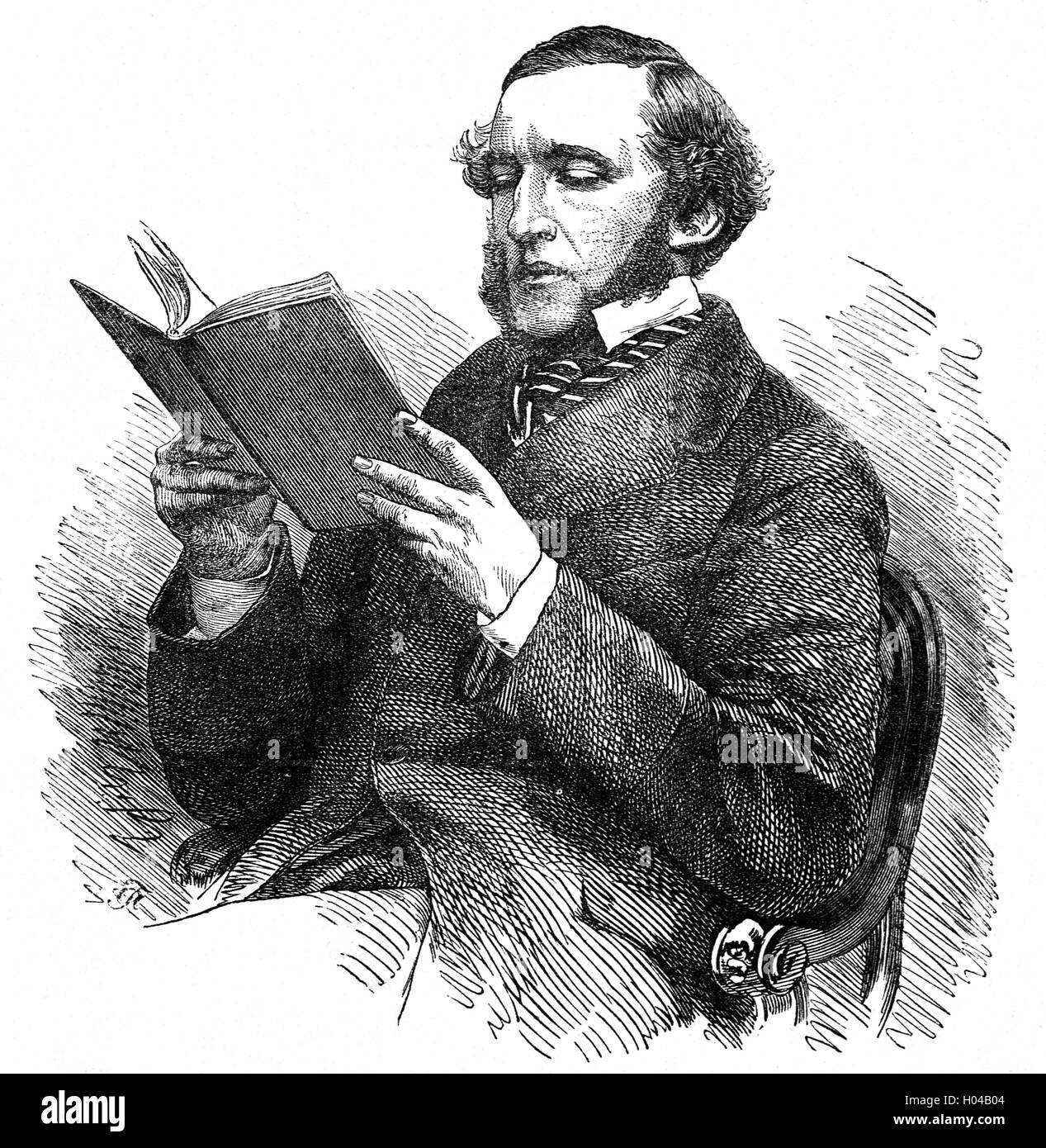Hugh McCalmont Cairns, primo Earl Cairns (1819 - 1885) era un statista britannico che ha servito come Lord Cancelliere della Gran Bretagna durante i primi due ministeri di Benjamin Disraeli. Un eminente statista conservatore in la House of Lords ha anche servito come il diciassettesimo Gran Cancelliere dell Università di Dublino tra 1867 e 1885. Foto Stock