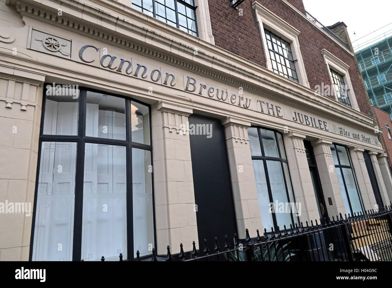 Il Giubileo Pub, Ales & Stout edificio, Somers Town, Euston,Camden, Londra Foto Stock