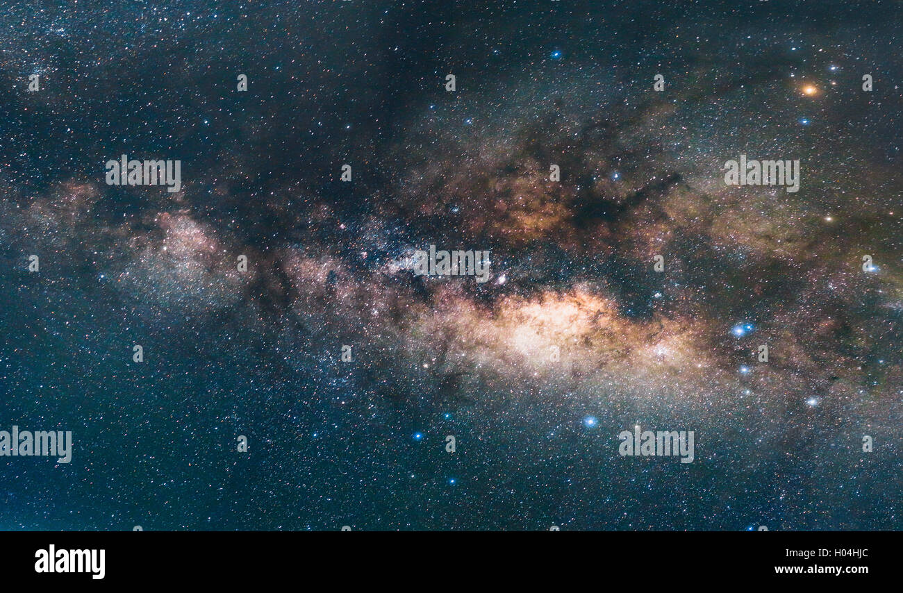 La Via Lattea. Foto Stock