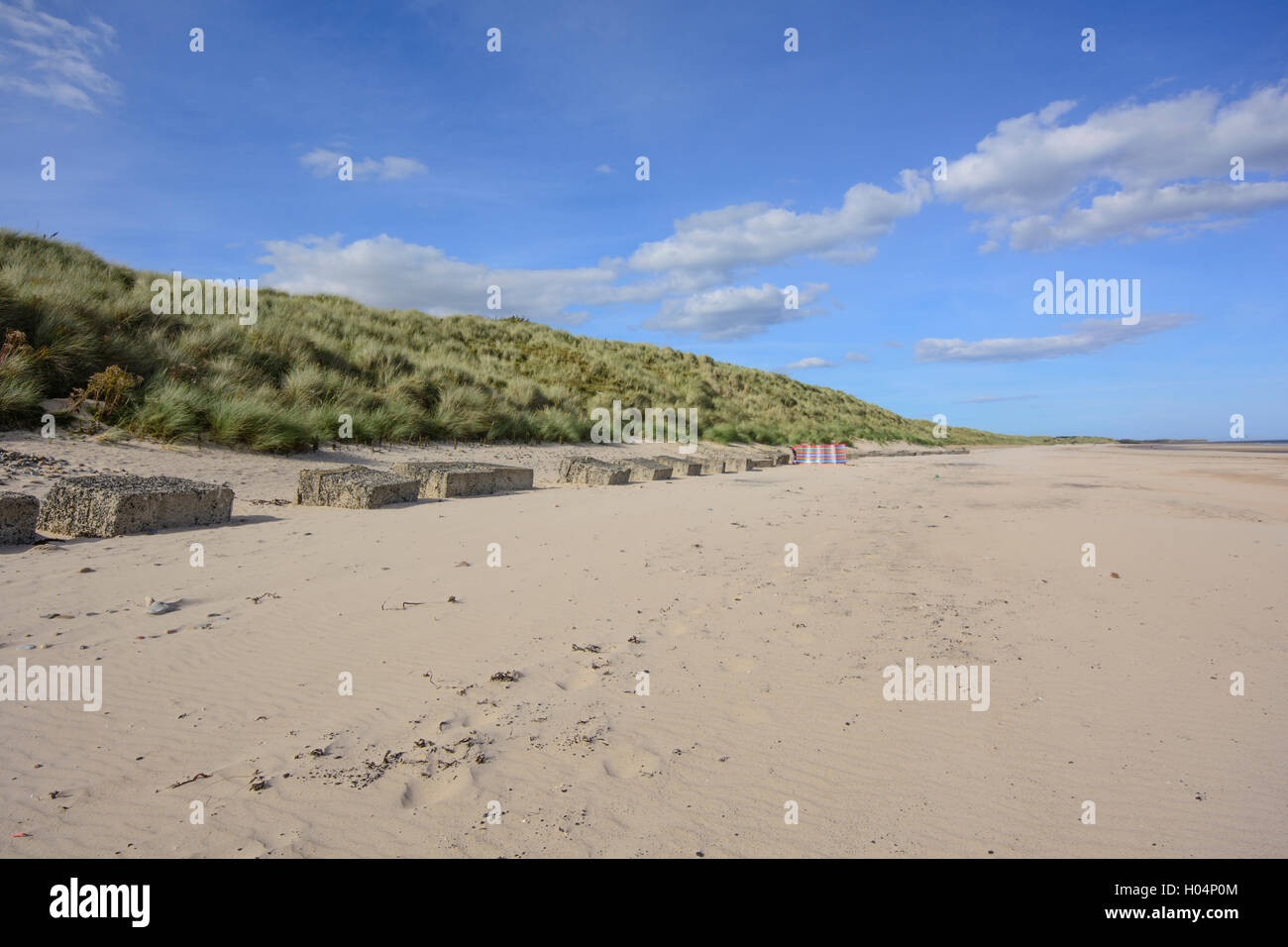Druridge Bay, Northumberland Foto Stock