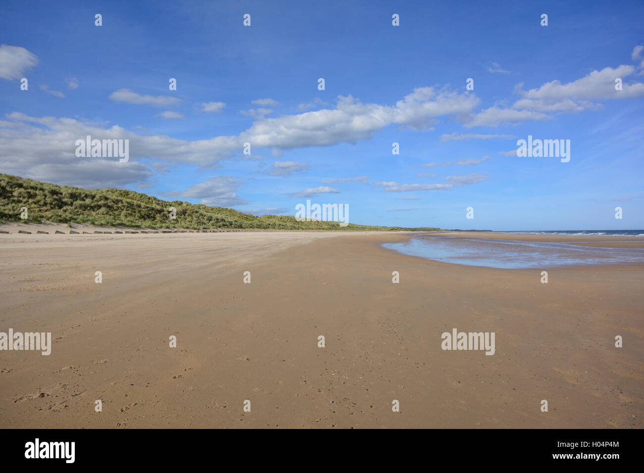 Druridge Bay, Northumberland Foto Stock