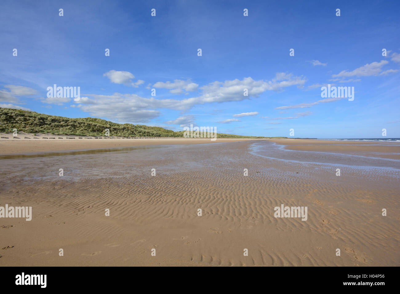 Druridge Bay, Northumberland Foto Stock