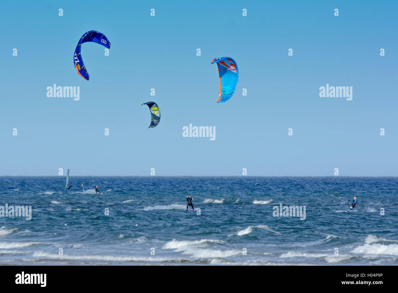 Sport acquatici in Northumberland Foto Stock