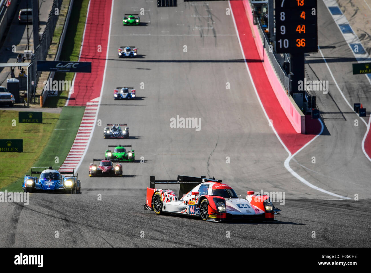 18.09.2016. Il circuito delle Americhe, Austin, Texas, Stati Uniti d'America. WEC 6 ore Endureance racing. #44 MANOR (GBR) ORECA 05 NISSAN LMP2 Matteo RAO (GBR) Richard Bradley (GBR) Roberto Merhi (ESP) Foto Stock