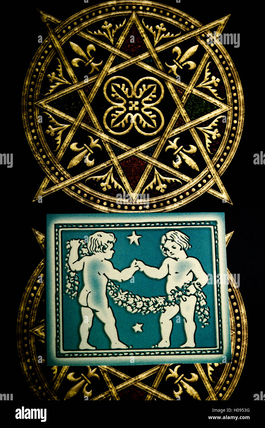 Gemini segno astrologico Foto Stock