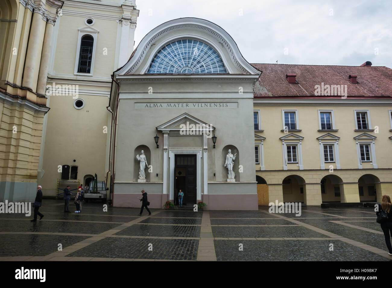 Alma mater Vilnensis. Università di Vilnius Foto Stock