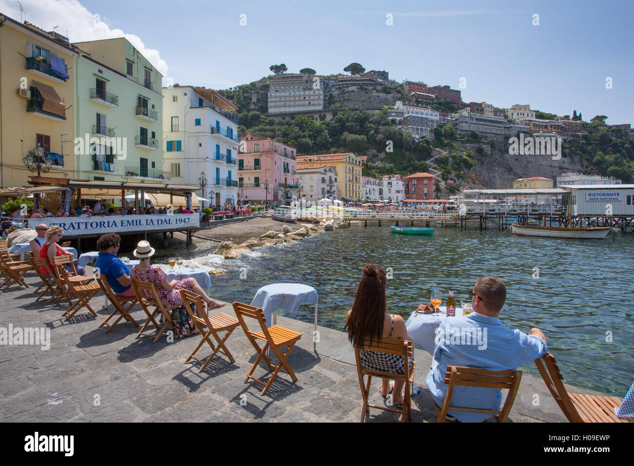 Marina Grande di Sorrento, campania, Italia, Europa Foto Stock