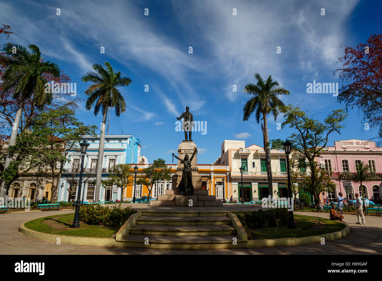 Parque Libertad, Matanzas, Cuba, West Indies, dei Caraibi e America centrale Foto Stock