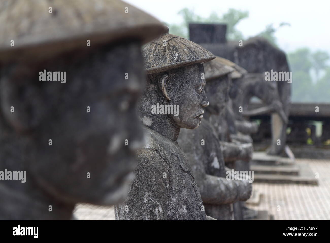 Hue, Vietnam: Tomba Reale Foto Stock