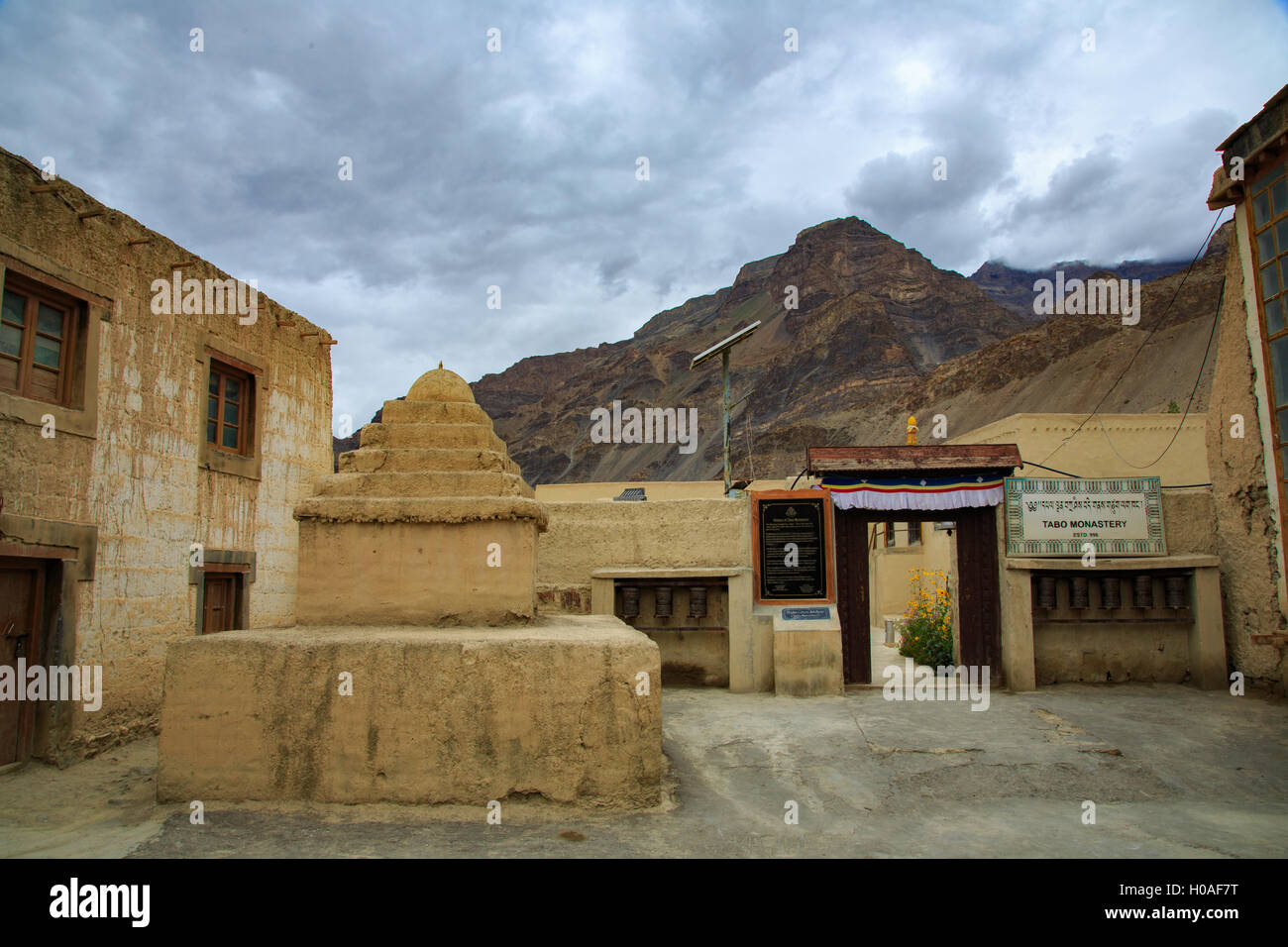 Tabo monastero - Spiti Valley (Himachal Pradesh, India) Foto Stock
