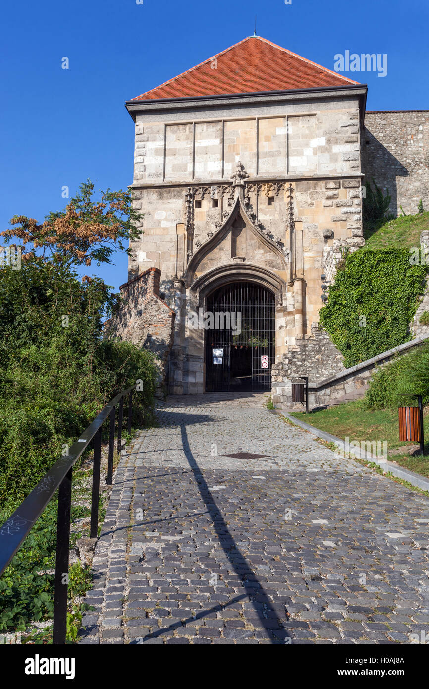 Sigismondo gate al castello di Bratislava, Slovacchia, Europa Foto Stock