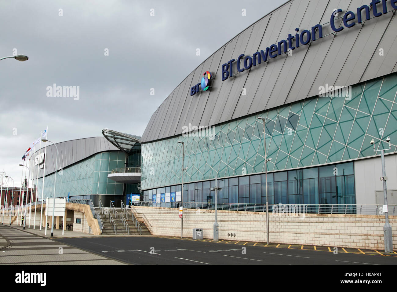 Bt convention centre e echo arena Liverpool Merseyside Regno Unito Foto Stock