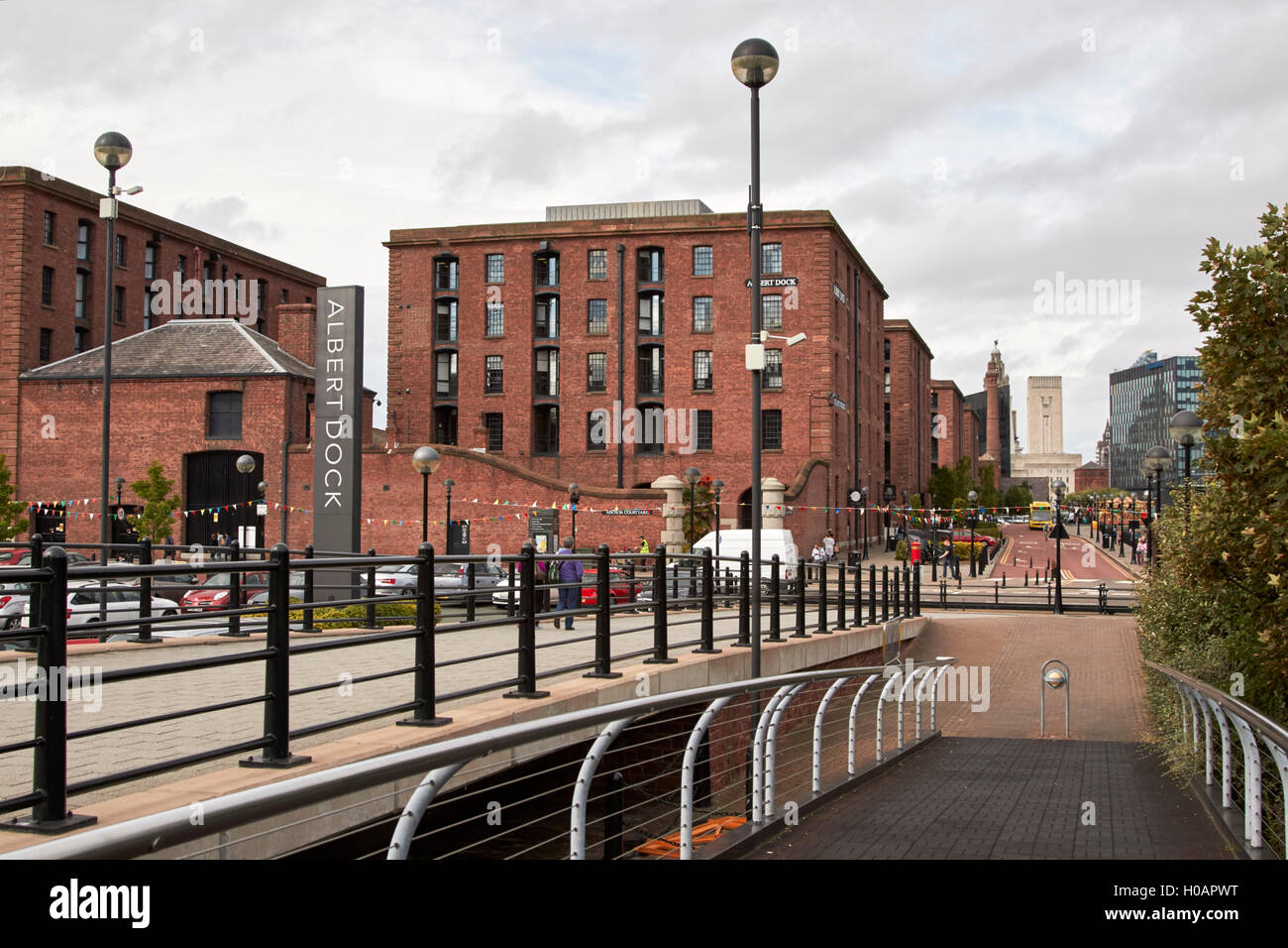 Albert Dock complesso Liverpool Merseyside Regno Unito Foto Stock