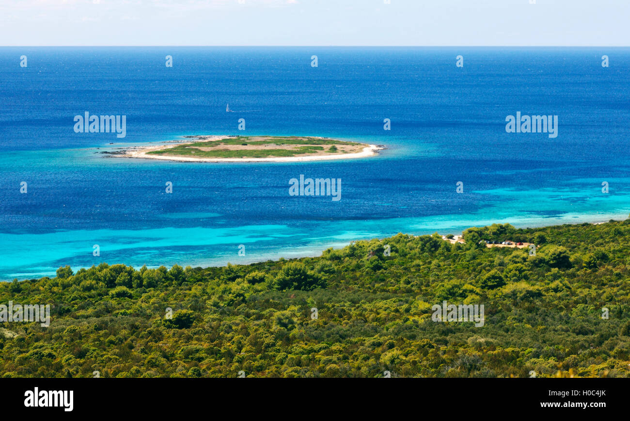 Paesaggio costiera di Dugi Otok Foto Stock