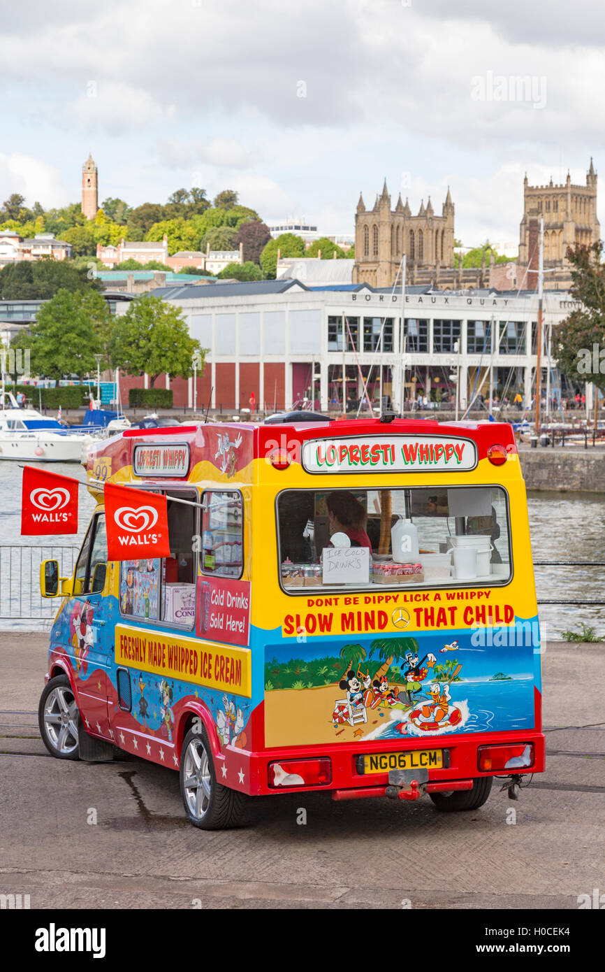 Ice Cream van, England, Regno Unito Foto Stock