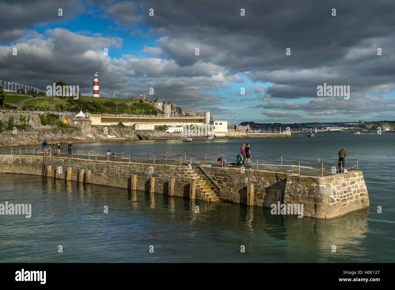 Plymouth Hoe Foto Stock