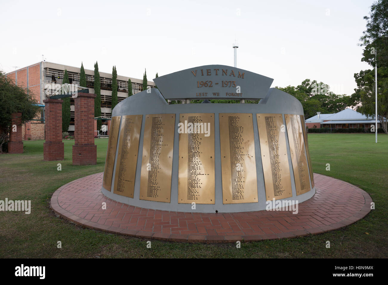 Vietnam War Memorial Grafton NSW Australia Foto Stock