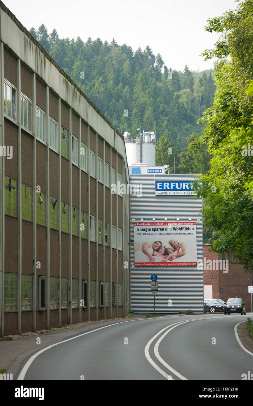 Deutschland, Renania settentrionale-Vestfalia, Wuppertal-Schwelm, Erfurt & Sohn KG, Erfurt-Tapeten-Fabrik Foto Stock