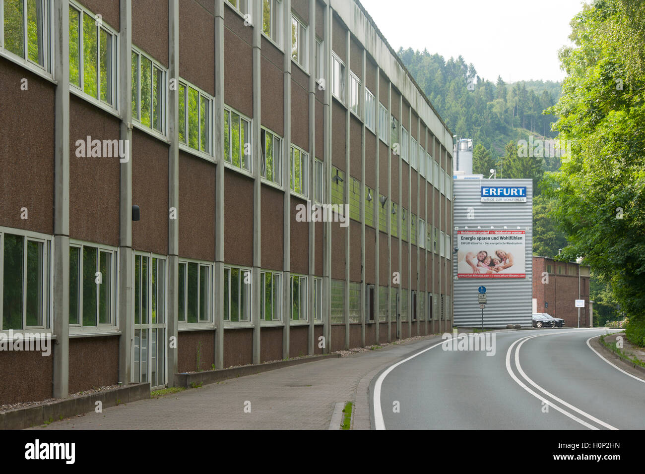 Deutschland, Renania settentrionale-Vestfalia, Wuppertal-Schwelm, Erfurt & Sohn KG, Erfurt-Tapeten-Fabrik Foto Stock