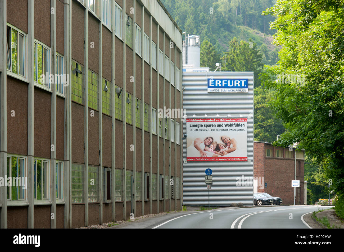 Deutschland, Renania settentrionale-Vestfalia, Wuppertal-Schwelm, Erfurt & Sohn KG, Erfurt-Tapeten-Fabrik Foto Stock