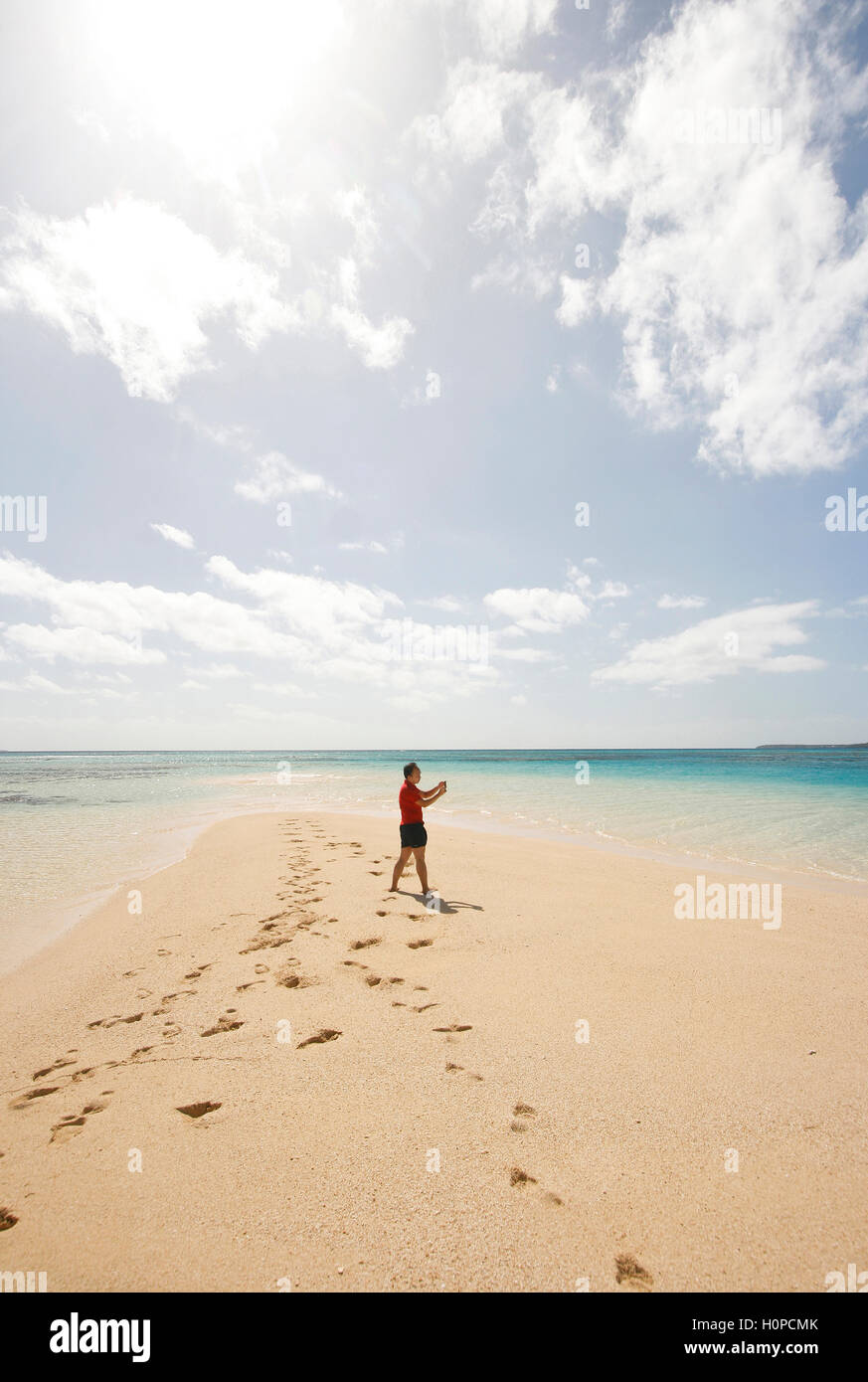 La Foa isola. Ha'isole apai. Isole Tonga. La Polinesia Foto Stock