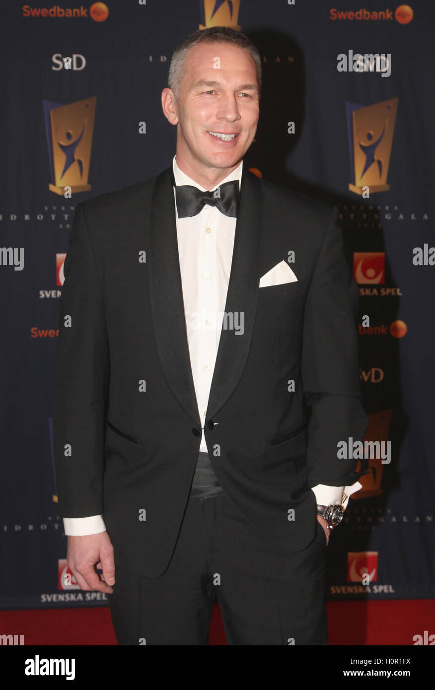 PATRIK ANDERSSON svedese di giocatore di calcio professionista di Barcellona e FC Bayern Monaco negli anni novanta Foto Stock