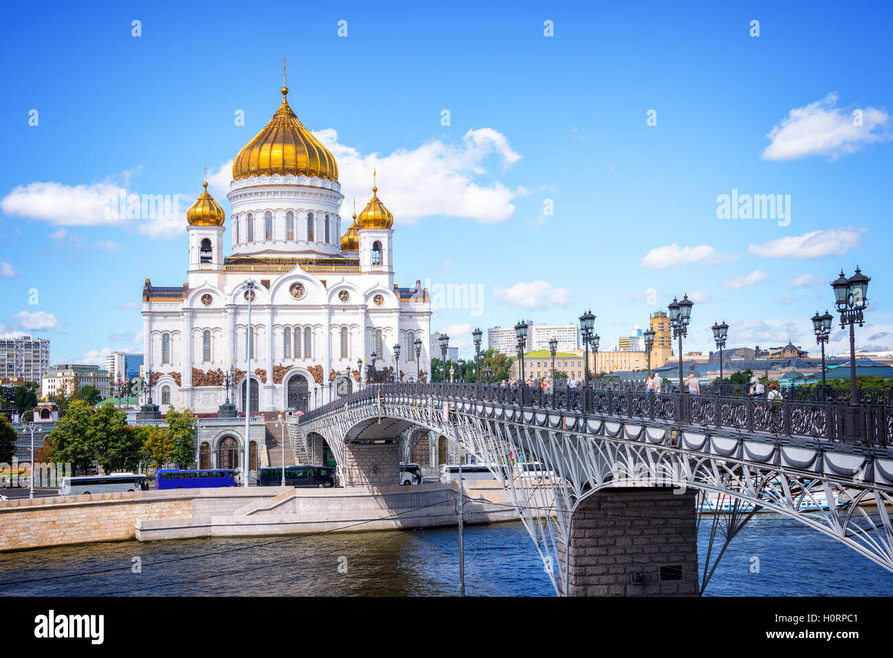 La Cattedrale di Cristo Salvatore a Mosca, Russia Foto Stock