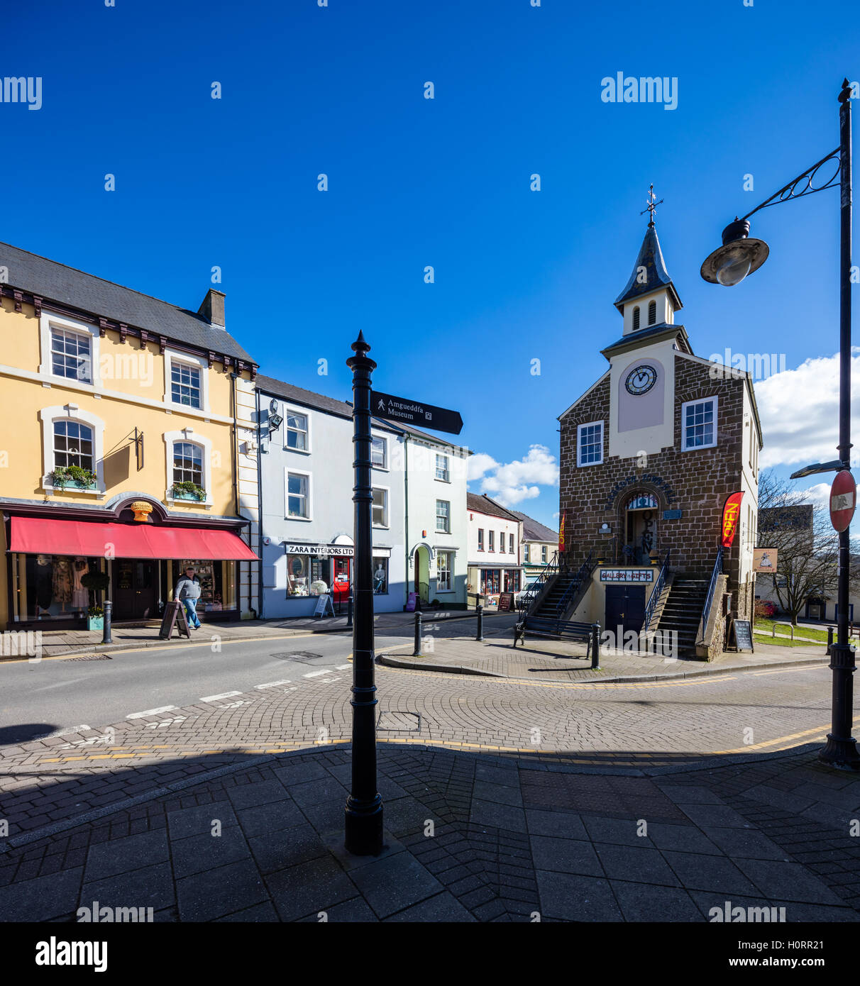 Narberth, Pembrokeshire, Wales, Regno Unito Foto Stock