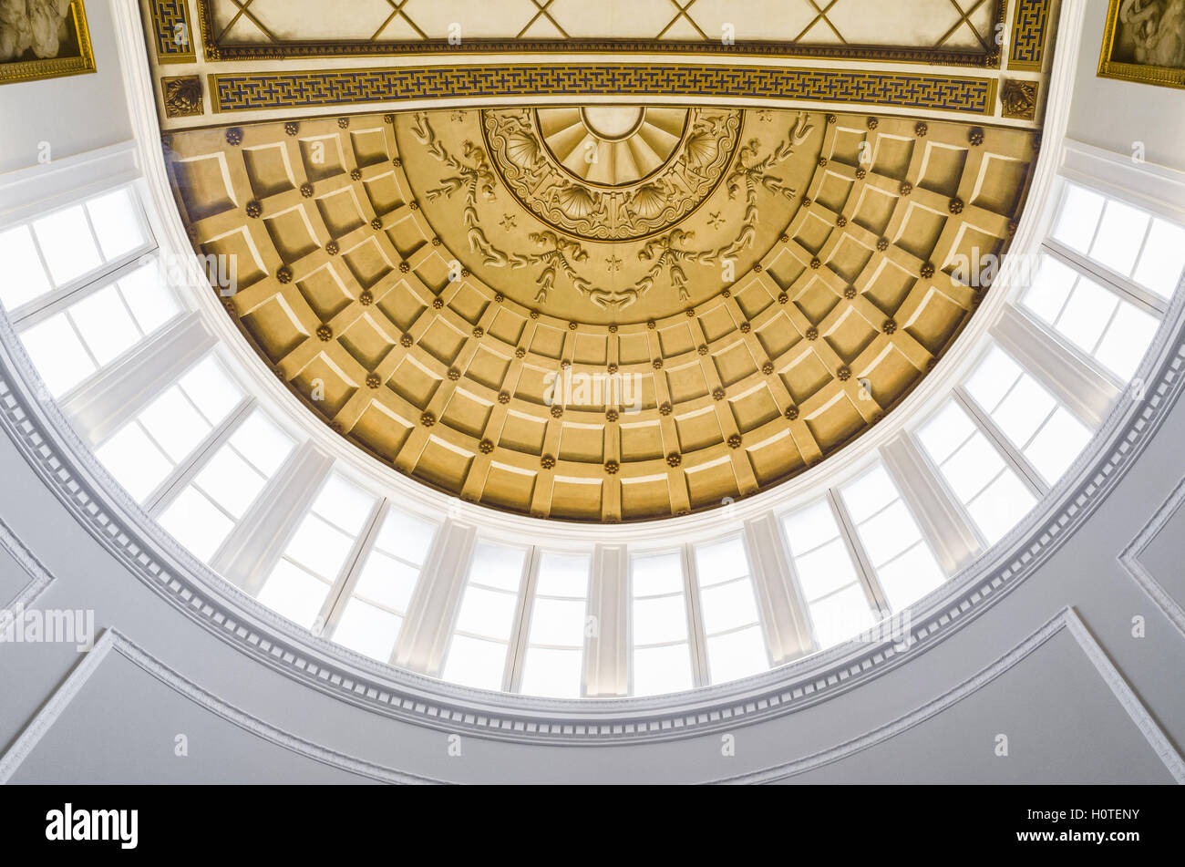 Cupola al Trinity House, London, casa di Fraternità della Trinità, che è responsabile per i fari intorno alla Gran Bretagna. Foto Stock