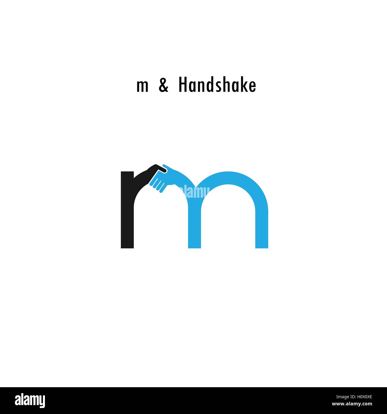 Creative M- lettera astratta icona logo design template vettoriale.offerta Business,icona di partenariato.aziendali e per l industriale Illustrazione Vettoriale