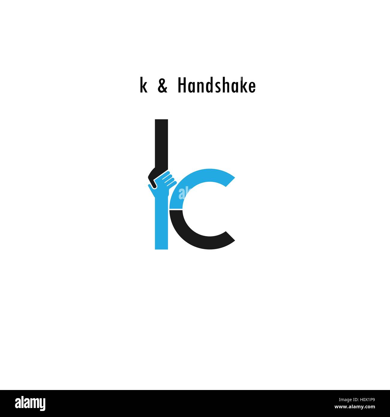 Creative K- lettera astratta icona logo design template vettoriale.offerta Business,icona di partenariato.aziendali e per l industriale Illustrazione Vettoriale