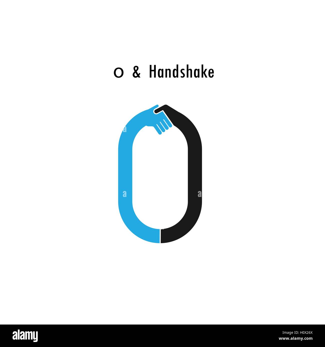 Creative O- numero astratto icona logo design template vettoriale.offerta Business,icona di partenariato.corporate aziendale e industriale Illustrazione Vettoriale