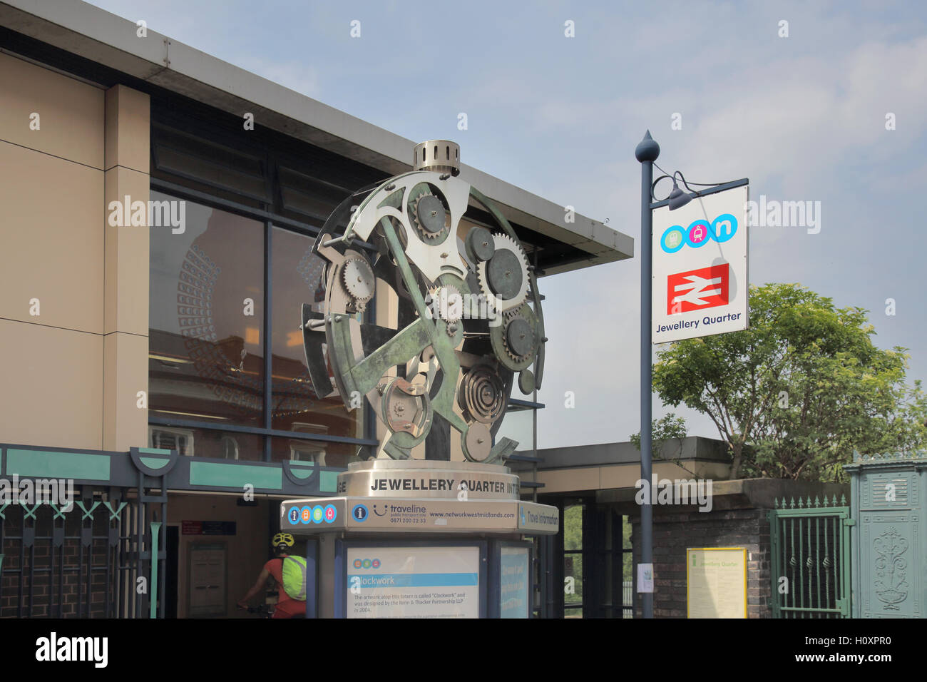 Il Jewellery Quarter stazione della metropolitana birmingham Foto Stock