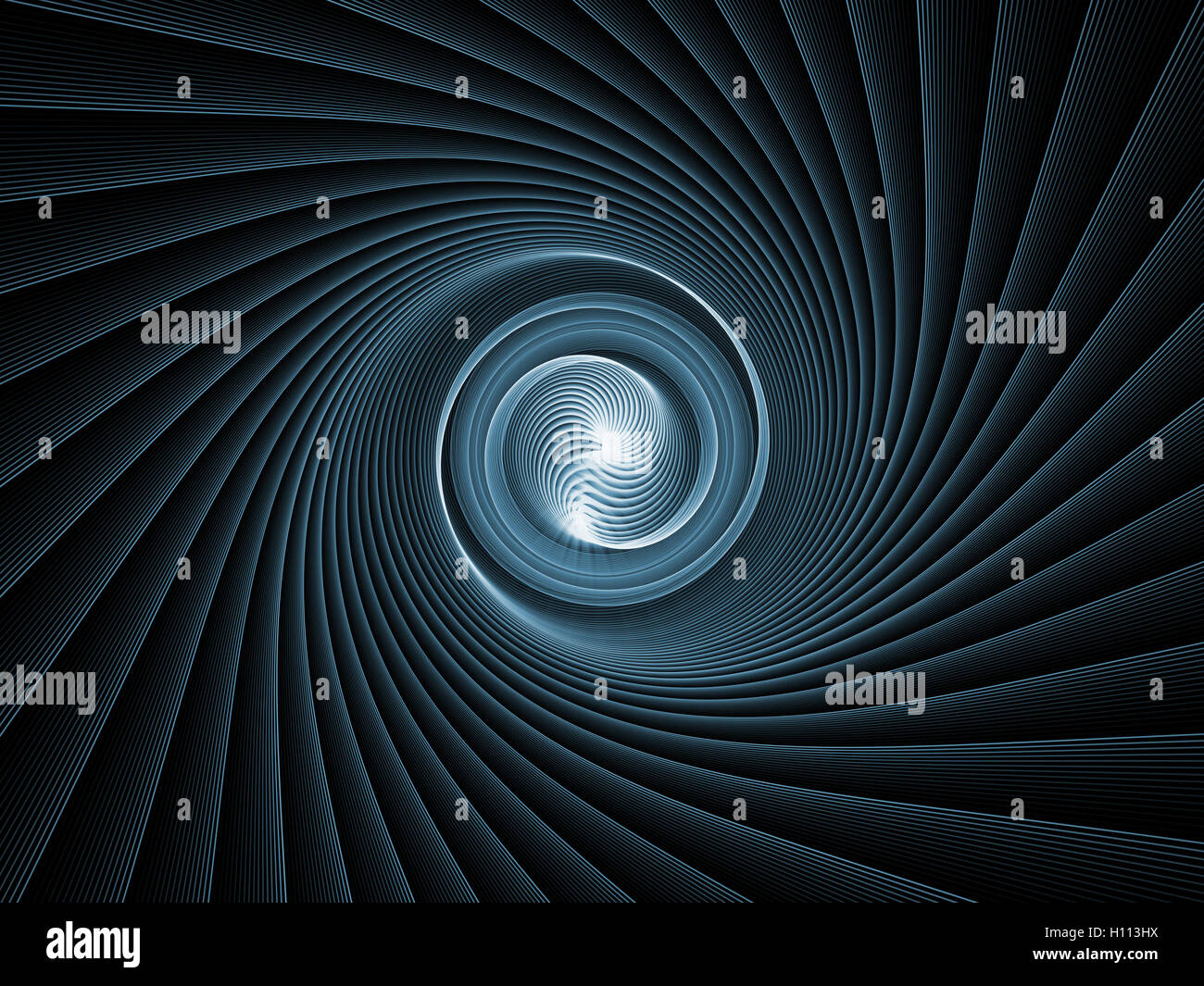 Frattali energia Burst Foto Stock