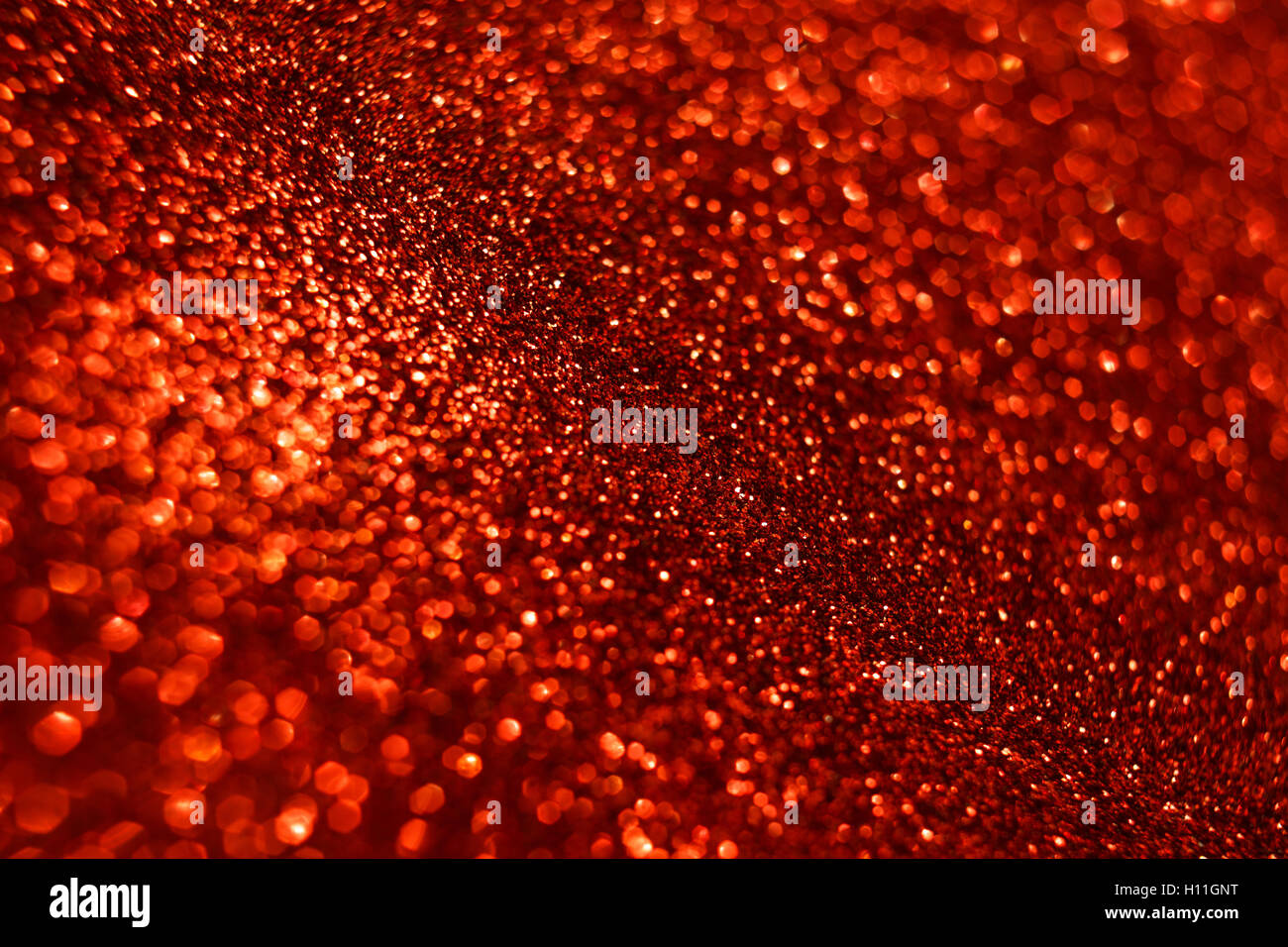 Abstract rosso sfondo bokeh luce Foto Stock