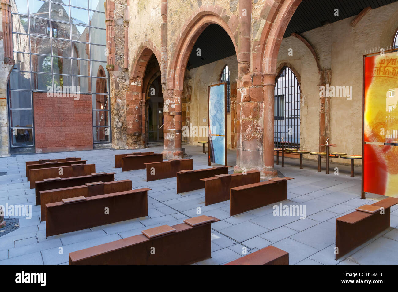 La chiesa di St. Christoph in Mainz Foto Stock