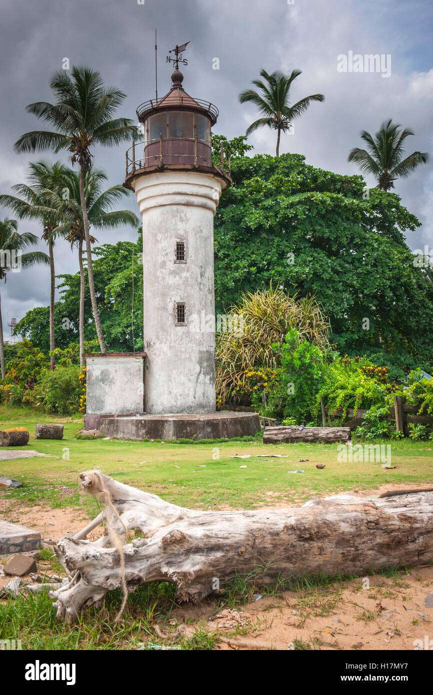 GegrÃ¼Ndet wurde Kribi von den Deutschen¤wÃ hrend der Kolonialzeit, an die noch einige GebÃ¤ude erinnern. Damals gab es eine deu Foto Stock