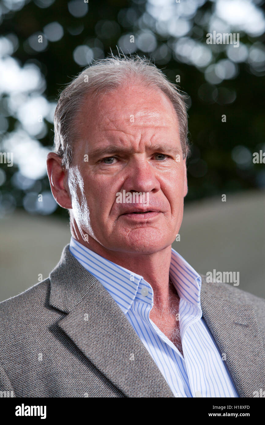 Erwin James, condannati assassino e custode giornalista e opinionista, all'Edinburgh International Book Festival. Edimburgo, Scozia. Il 16 agosto 2016 Foto Stock