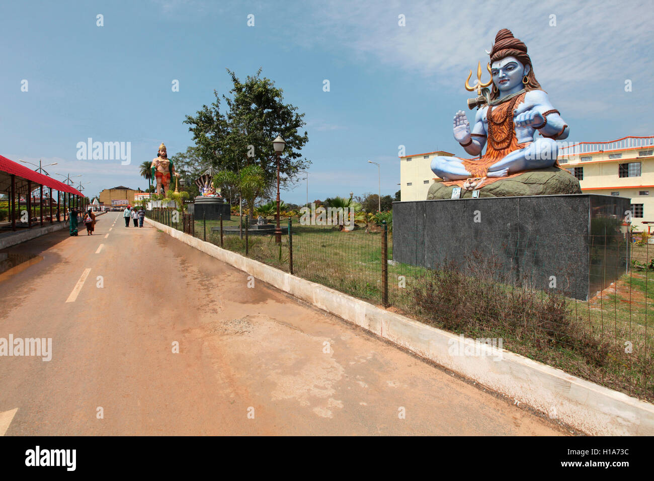 Signore Shiva, Tempio Danteshwari locali, Dantewada, Chattisgarh, India Foto Stock