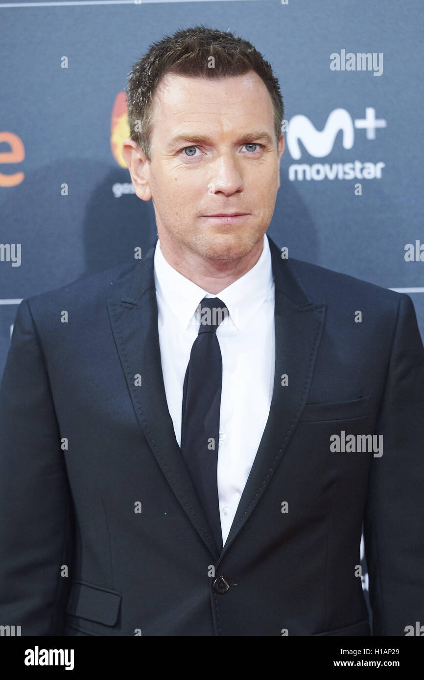 San Sebastian, Euskadi, Spagna. 23 Sep, 2016. Ewan McGregor partecipare a "americano" pastorale premiere al Kursaal Palace durante 64a San Sebastian International Film Festival il 23 settembre 2016 a San Sebastian, Spagna. Credit: Jack Abuin/ZUMA filo/Alamy Live News Foto Stock