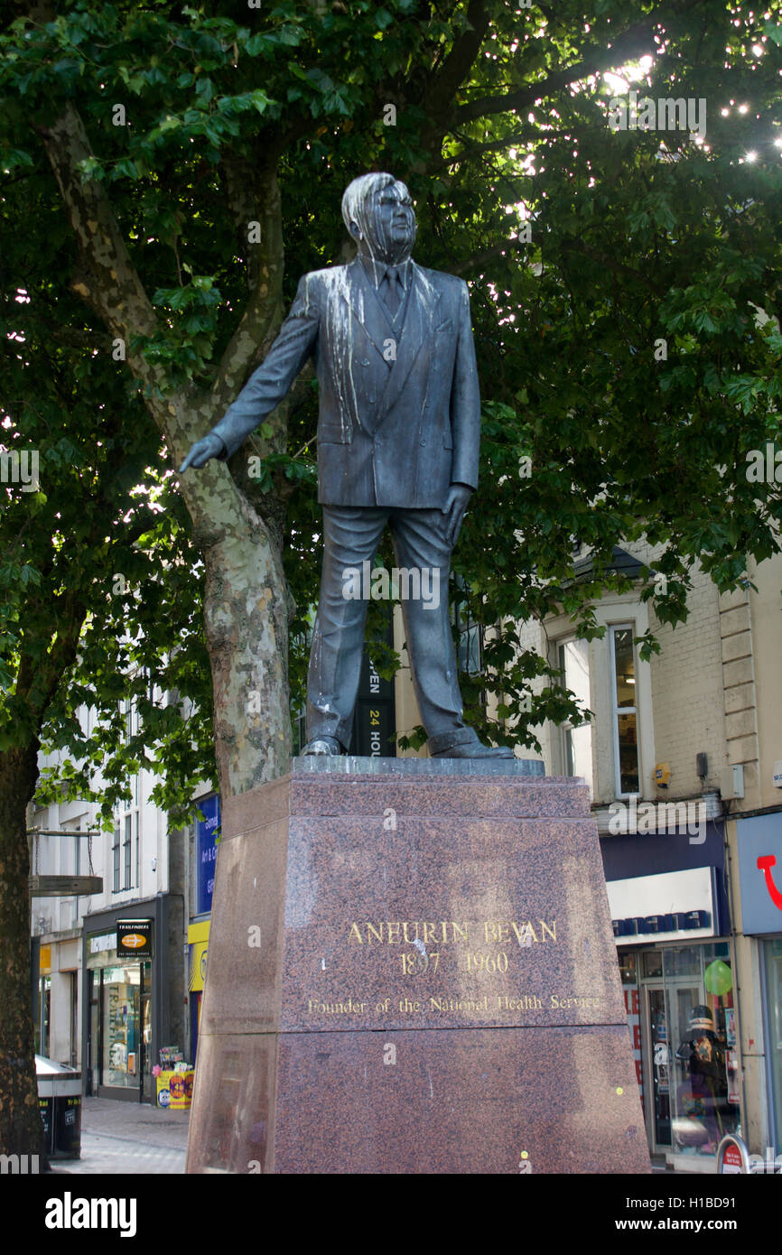 Aneurin Bevan - fondatore del servizio sanitario nazionale (NHS) Foto Stock