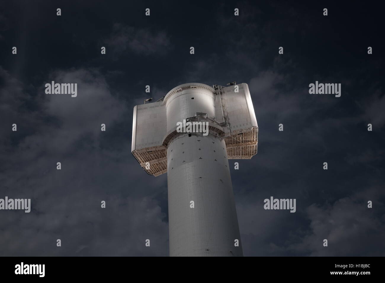 Si tratta di un solar power tower ,di una centrale solare situato nel nord della regione del Capo in Sudafrica. Foto Stock