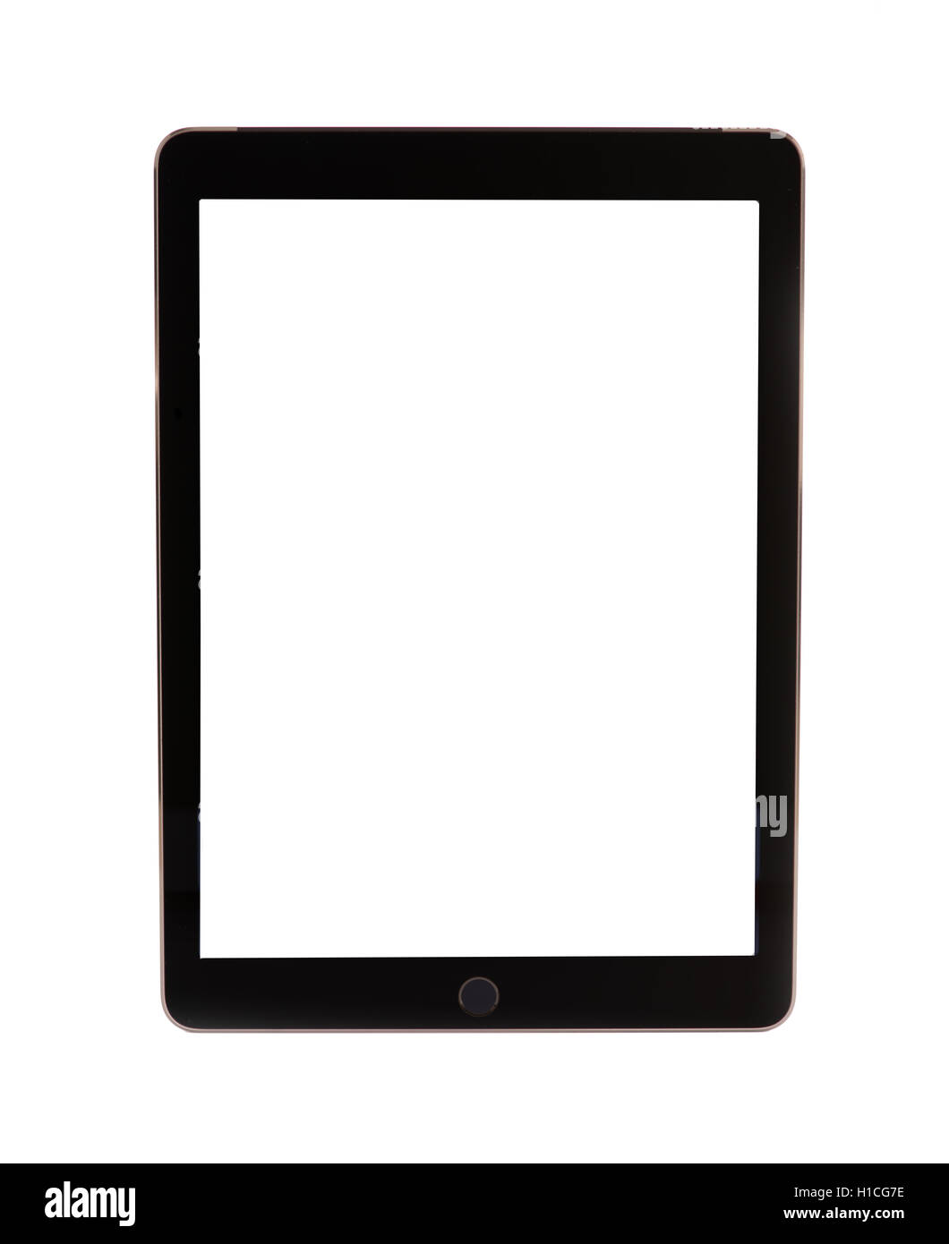 Nero Tablet Business simile a iPad isolato di aria Foto Stock