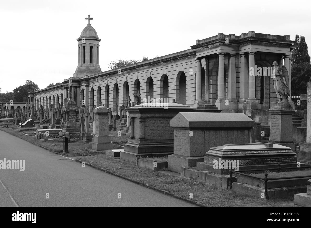 Il cimitero di Brompton Foto Stock